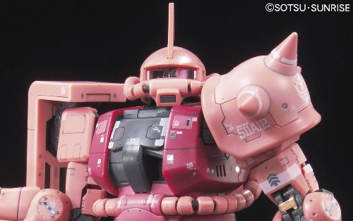 MS-06S Zaku II Commander Type Char Aznable Custom - 1/144 scale - RG (#02) Kidou Senshi Gundam - Bandai