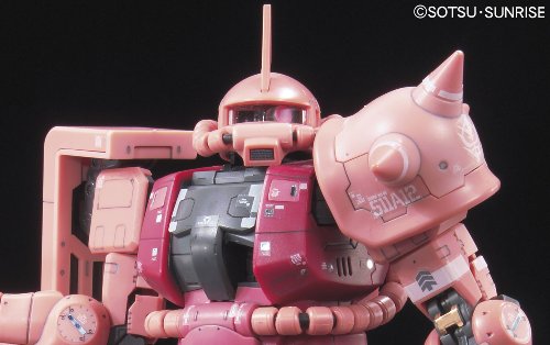 MS-06S Zaku II Commander Tipo Char Aznable Personalizzato - 1/144 Scala - RG (# 02) Kicou Senshi Gundam - Bandai