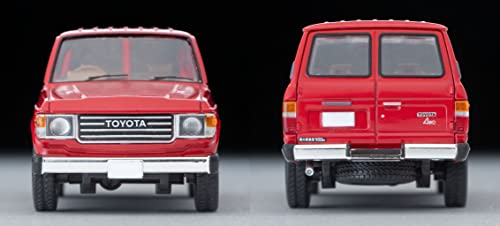 1/64 Scale Tomica Limited Vintage NEO TLV-N279b Toyota Land Cruiser 60 Standard Grade Up Van (Red)