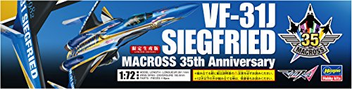 VF-31J Siegfried (35th Anniversary version) - 1/72 scale - Macross Delta - Hasegawa