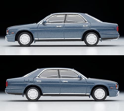1/64 Scale Tomica Limited Vintage NEO TLV-N265b Nissan Cedric V30 Twincam Gran Turismo SV (Grayish Blue) 1991