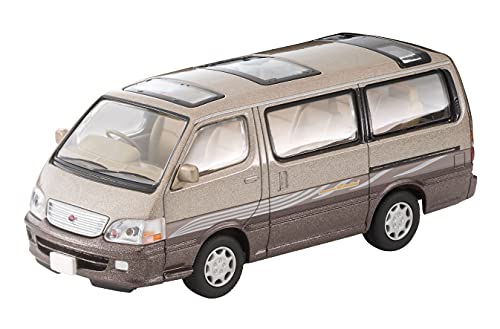 1/64 Scale Tomica Limited Vintage NEO TLV-N216c Toyota Hiace Wagon Super Custom Limited (Beige / Brown)