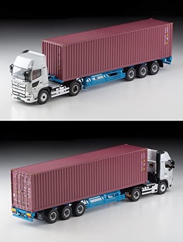 1/64 Scale Tomica Limited Vintage NEO TLV-N292a Hino Profia 40ft Sea Container Trailer (Toho Sharyo TC36H1C34) (Silver)