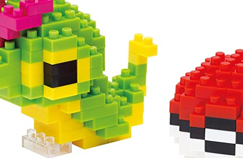 Nanoblock "Pokemon" NBPM_010 Caterpie & Poke Ball