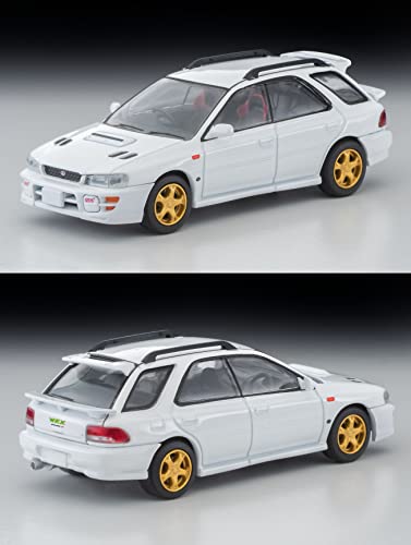 1/64 Scale Tomica Limited Vintage NEO TLV-N281a Subaru Impreza Pure Sports Wagon WRX STi Version V (White) 1998
