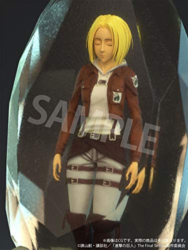 "Attack on Titan" Annie Leonhart Lens Ver. Full Color 3D Crystal Figure