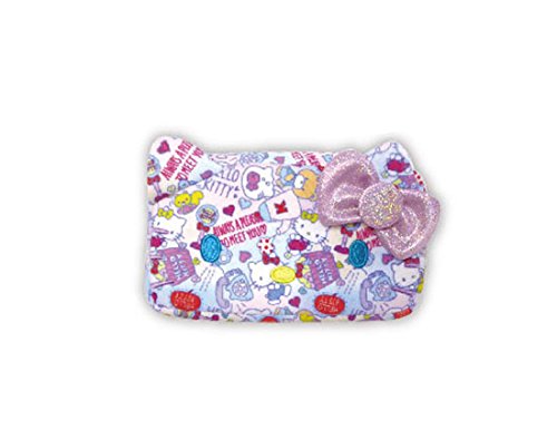 "Hello Kitty Action" Face Square Pouch Hello Kitty's World