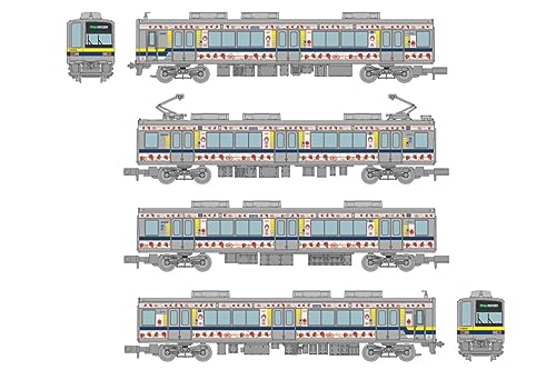 Railway Collection Tobu Railway Type 20400 Berry Happy Train 4 Car Set