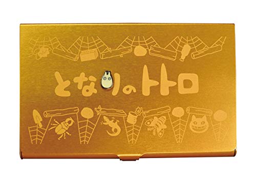 STUDIO GHIBLI Work Metal Card Case 15 "My Neighbor Totoro" Orange Opening Approximately H60 W93 D10mm