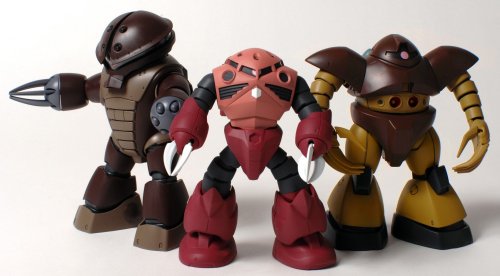 MSM-03 Gogg / MSM-04 Acguy / MSM-07S Z'Gok Commander Type Principality of Zeon Amphibious Set - 1/144 scale - HGUC Kidou Senshi Gundam - Bandai