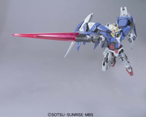 GN-0000 + GNR-010 00 Raiser GN-0000 00 Gundam GNR-010 0 Raiser (Designer's Color Ver. Version)-1/100 scale-1/100 Gundam 00 Model Series (17) Kidou Senshi Gundam 00-Bandai