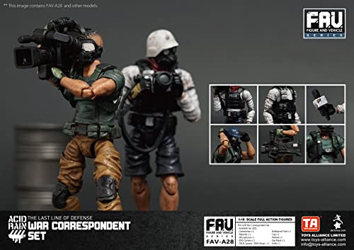 TOYS ALLIANCE LIMITED "ACID RAIN" 1/18 SCALE FAV-A28 War Correspondent Set