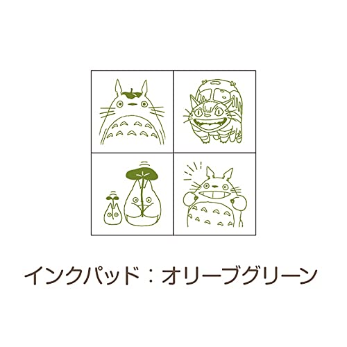 GHIBLI "My Neighbor Totoro" Stamp Hanko Mini Stamp Cat Bus SGM 015