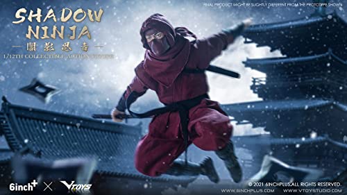 VTOYS x 6INCH SN002 SHADOW NINJA (RED) 1/12 SCALE ACTION FIGURE