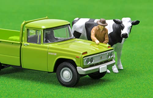 1/64 Scale Tomica Limited Vintage TLV-189c Toyota Stout (Green) with Figure