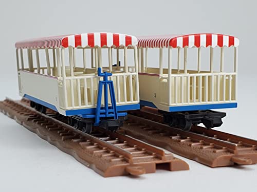 Railway Collection Narrow Gauge 80 Omoide no Seibu Railway Yamaguchi Line Open Passenger Car Type 2 Car Set