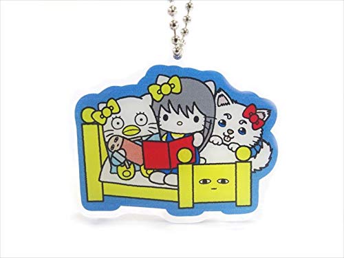 "Gintama" x Sanrio Characters Sada and Elly x Hello Kitty Oyazsumi Twururun Acrylic Key Chain
