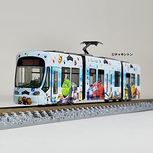 Railway Collection Hiroshima Electric Railway Type 1000 Class No. 1018 "Chuggington" Wrapping Train