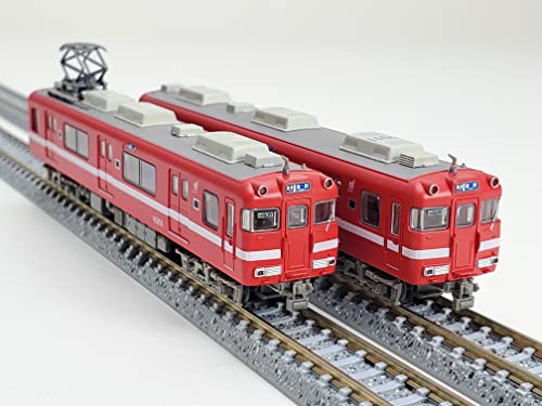 Railway Collection Meitetsu 6000 Series (White Belt Reprint, 6011 Formation) 2 Car Set