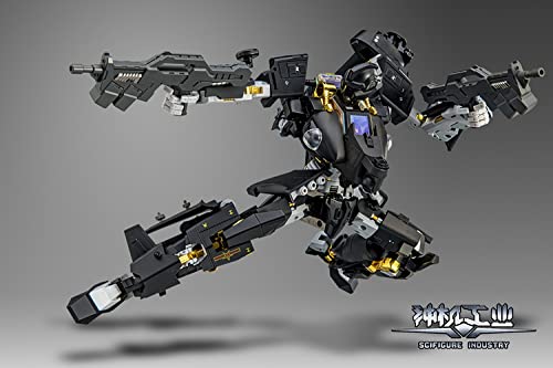 SIFIGURE INDUSTRY CS-02 ATTACK HELICOPTER-10 "DARK OWL" ALLOY TRANSFORMABLE ACTION FIGURE