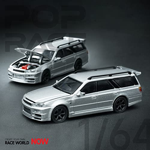 1/64 Nissan Stagea Silver