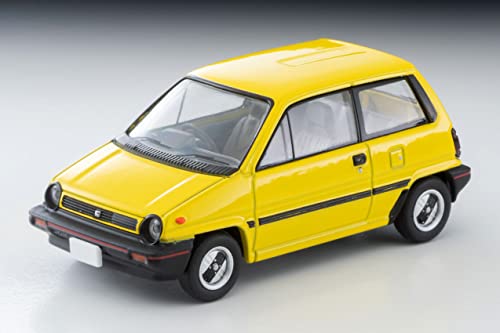 1/64 Scale Tomica Limited Vintage NEO TLV-N272b Honda City R (Yellow) with Motocompo 1981
