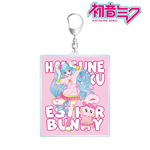 "Hatsune Miku" Miku World Collab Esther Bunny Big Acrylic Key Chain Ver. B