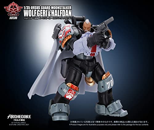 TOYS ALLIANCE LIMITED ARC-06 "ARCHE-YMIRUS" 1/35 SCALE URSUS GUARD MOONSTALKER WOLF GERI & HALFDAN