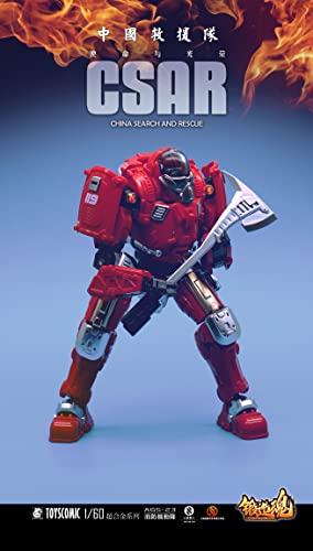 TOYSCOMIC FORGING SOUL SERIES AGS-23 CV-39 TYPE FIRE RESCUE TASK FORCE