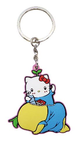 "Hello Kitty" x "Funassyi" Rubber Key Chain Illusion