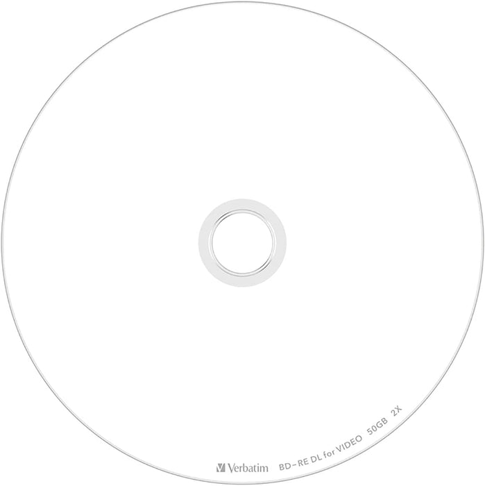Verbatim BD-RE DL Blu-ray dischi per registrazione ripetuta 50 GB (2 strati, 1-2-2 velocità, 10 dischi)