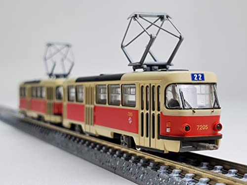 Railway Collection Praha Tram Tatra T3 Type 2 Car Set C