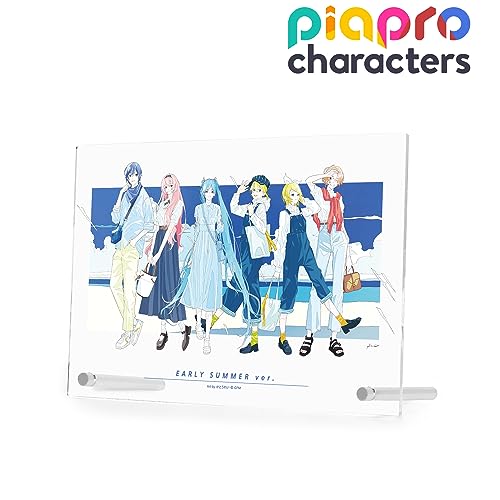 Piapro Characters Original Illustration Group Early Summer Outing Ver. Art by Rei Kato A5 Acrylic Panel
