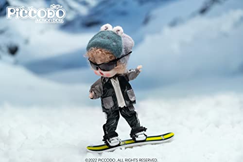 PICCODO ACTION DOLL SKI WEAR BLACK