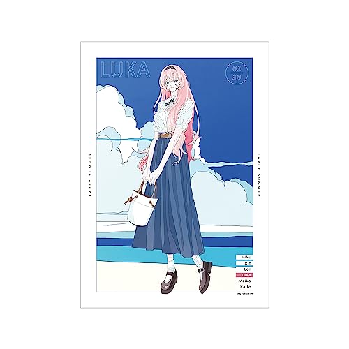 Piapro Characters Original Illustration Megurine Luka Early Summer Outing Ver. Art by Rei Kato A3 Matted Poster