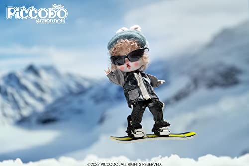 PICCODO ACTION DOLL SKI WEAR BLACK