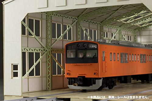 1/80 Scale Paper Kit Electric Car Shed