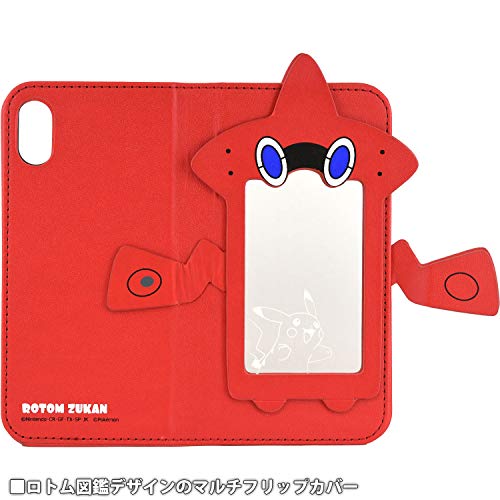 "Pokemon" Rotom Pokedex Flip Cover for iPhoneXS/X POKE-591A