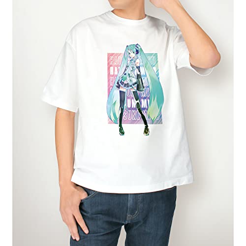 Hatsune Miku Hatsune Miku Ani-Art Vol. 3 Big Silhouette T-shirt (Unisex XL Size)