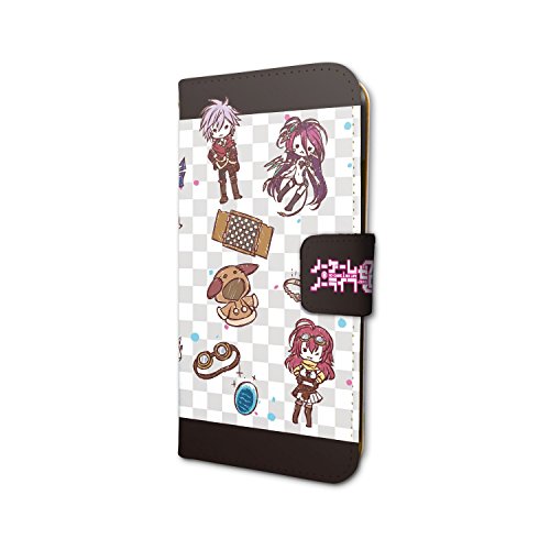 Book Type Smartphone Case for iPhone6/6S/7/8 "No Game No Life: Zero" 01 Pattern Design (Graff Art Design)