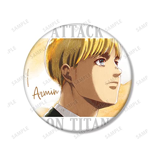 "Attack on Titan" Armin Ani-Art Clear Label Big Can Badge