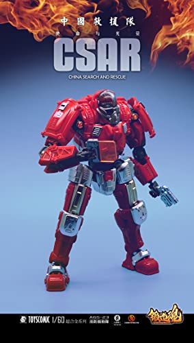 TOYSCOMIC FORGING SOUL SERIES AGS-23 CV-39 TYPE FIRE RESCUE TASK FORCE
