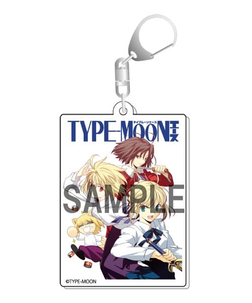TYPE-MOON Ace Cover Illustration Acrylic Key Chain Shiki & Arcueid & Saber
