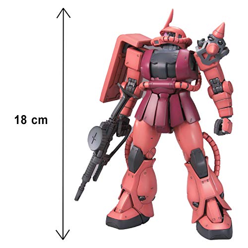 MS-06S Zaku II Commander Type Char Aznable Custom (Ver. 2.0 version) - 1/100 scale - MG (#098) Kidou Senshi Gundam - Bandai
