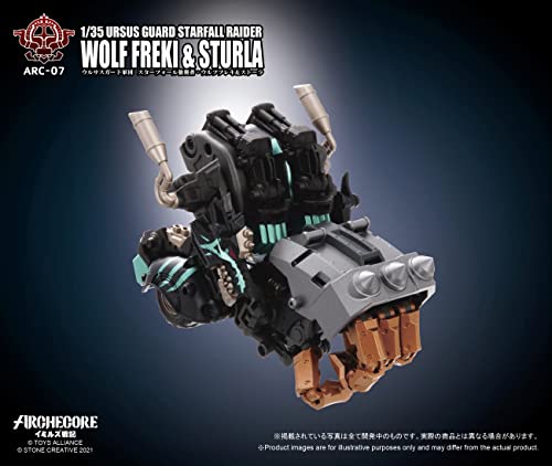 TOYS ALLIANCE LIMITED ARC-07 "ARCHE-YMIRUS" 1/35 SCALE URSUS GUARD STARFALL RAIDER WOLF FREKI & STURLA