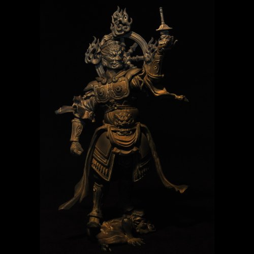 Tamon-ten (Wood Ver. version) Revoltech Takeya - Kaiyodo