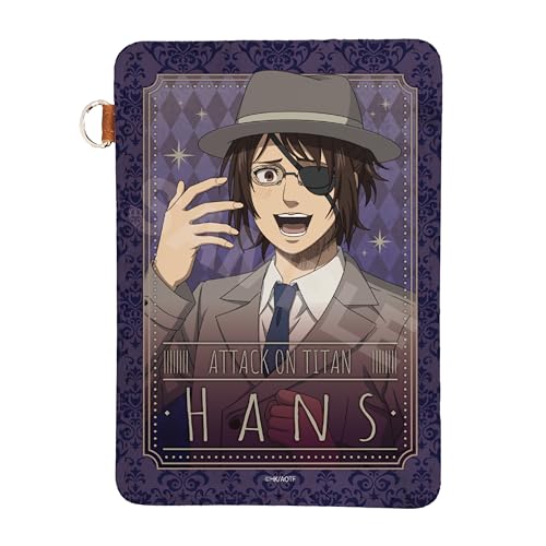 "Attack on Titan The Final Season" Leather Pass Case 03 Hans