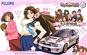 Ishigaki Tamaki Kawashima Noe Kikusaka Kochou Ogasawara Akiko Sakurami Kyouko Souya Yuki Suzukawa Koume Tsukubae Shizuka Tsukubae Tomoe Taishou Yakyuu Musume. Subaru Impreza WRX STI (Subaru Impreza WRX STI (Type R Version VI Limited) version) - 1/24 scal