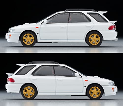 1/64 Scale Tomica Limited Vintage NEO TLV-N281a Subaru Impreza Pure Sports Wagon WRX STi Version V (White) 1998