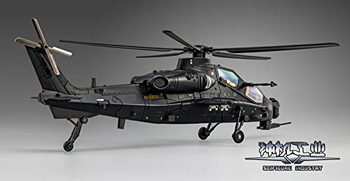 SIFIGURE INDUSTRY CS-02 ATTACK HELICOPTER-10 "DARK OWL" ALLOY TRANSFORMABLE ACTION FIGURE